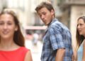 Women Looking in Men