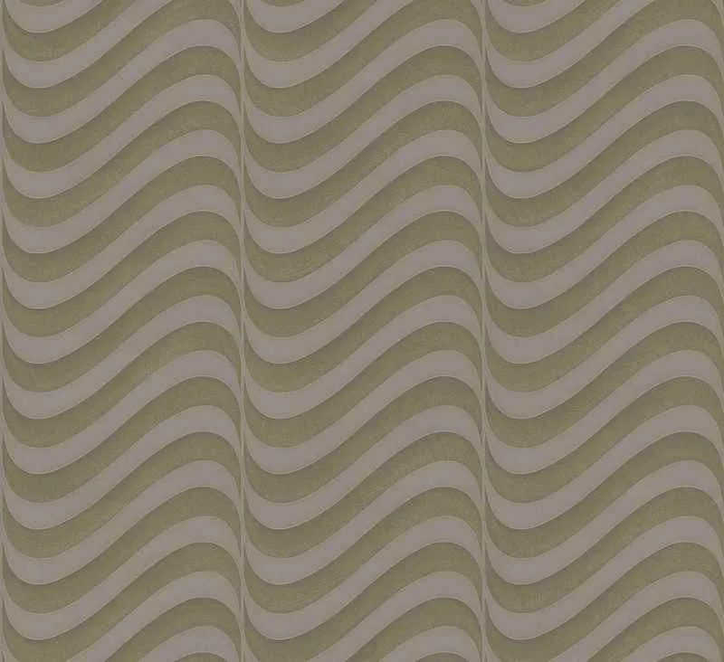 Wave Patterned Wallpaper